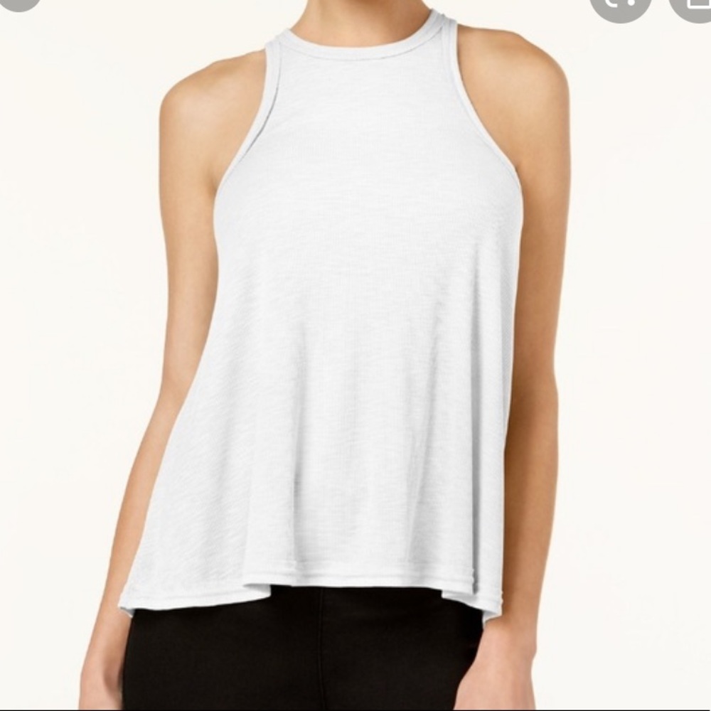 Free People Long Beach white tank top